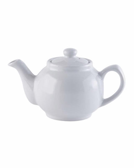 Price & Kensington 2 Cup Teapot – Classic White Ceramic Teapot – Small Tea Pot