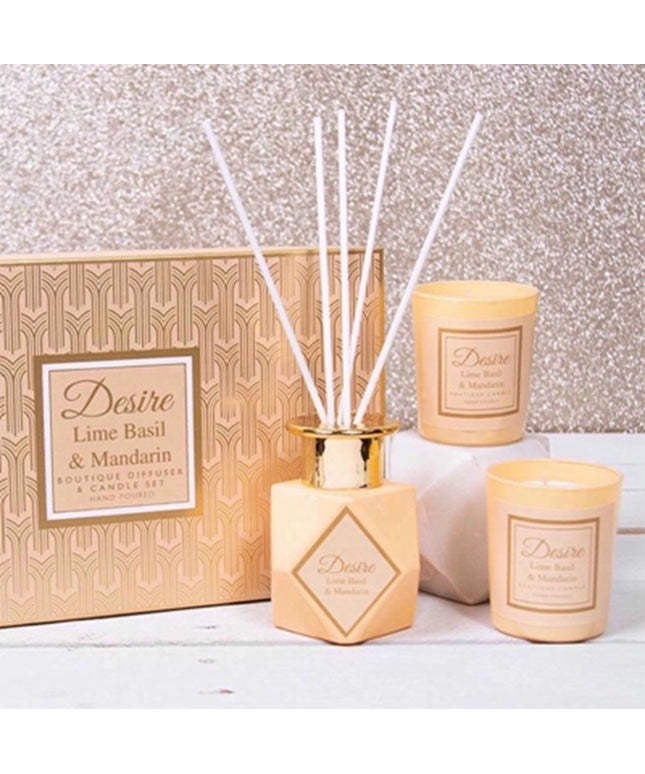 DIFFUSER&CANDLE 100ML SET CRM