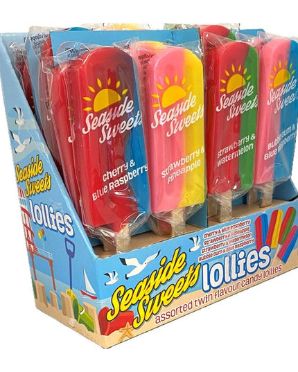 CANDY CASTLE CREW SEASIDE ICE CREAM LOLLIES 58G DISPLAY