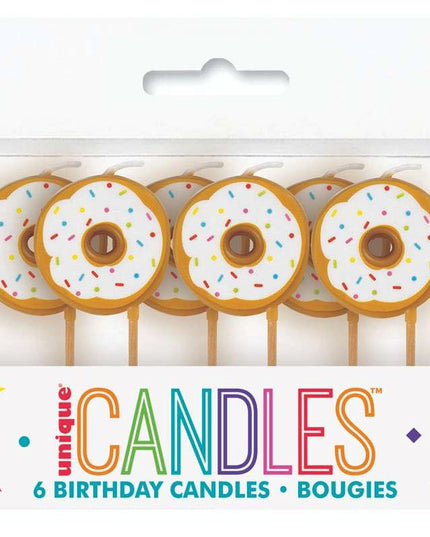 CANDLE DONUT PICKS 6