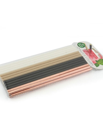 APOLLO PAPER STRAWS PLAIN PK40
