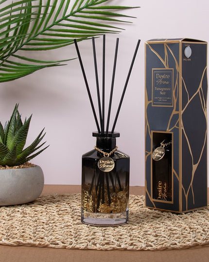 Midas Black Reed Diffuser 200ml – Pomegranate Noir | Luxury Home Fragrance