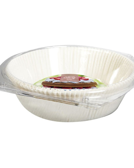 Kingfisher Round Cake Case with Lid – Disposable Foil Baking & Storage Tray
