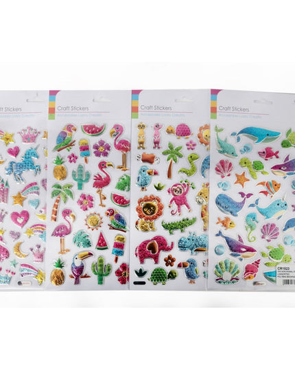 SIL CRAFT STICKERS ANIMALS