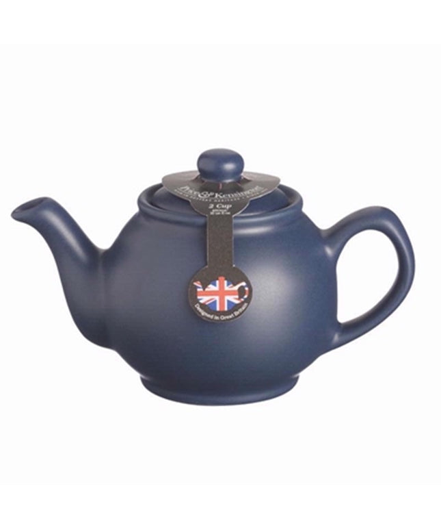 PRICE & KENSINGTON 2 CUP TEAPOT MATT NAVY