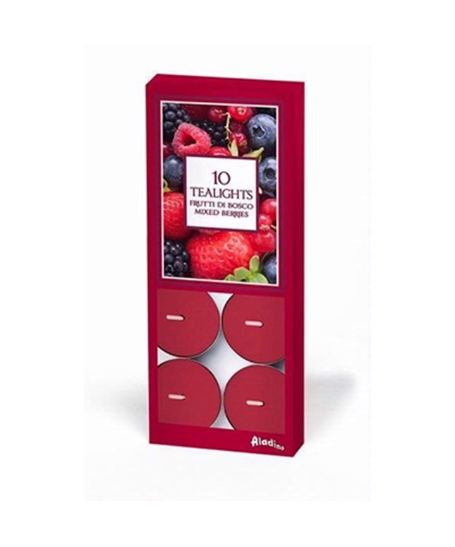 PRICES ALADINO TEALIGHTS 10 MIXED BERRIE PK10