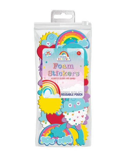KIDS CREATE RAINBOW FOAM SHAPES