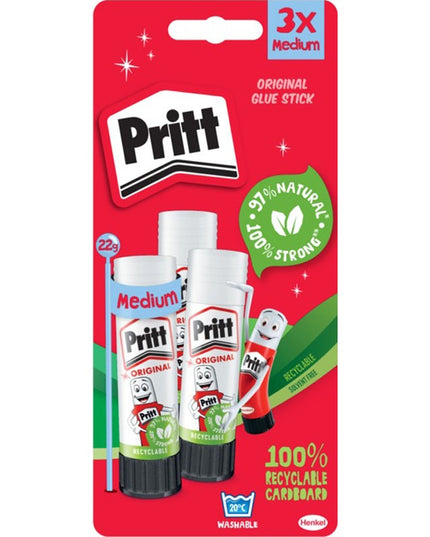 PRITT ORIGINAL STICK 22G 3 PACK