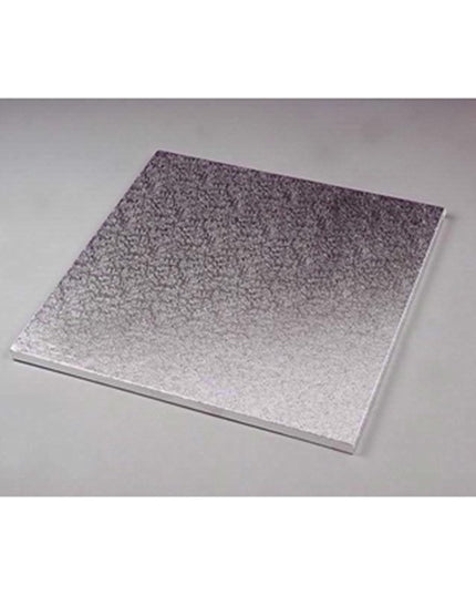 14 Inch Square Cake Drum Board Silver Thick Cake Base