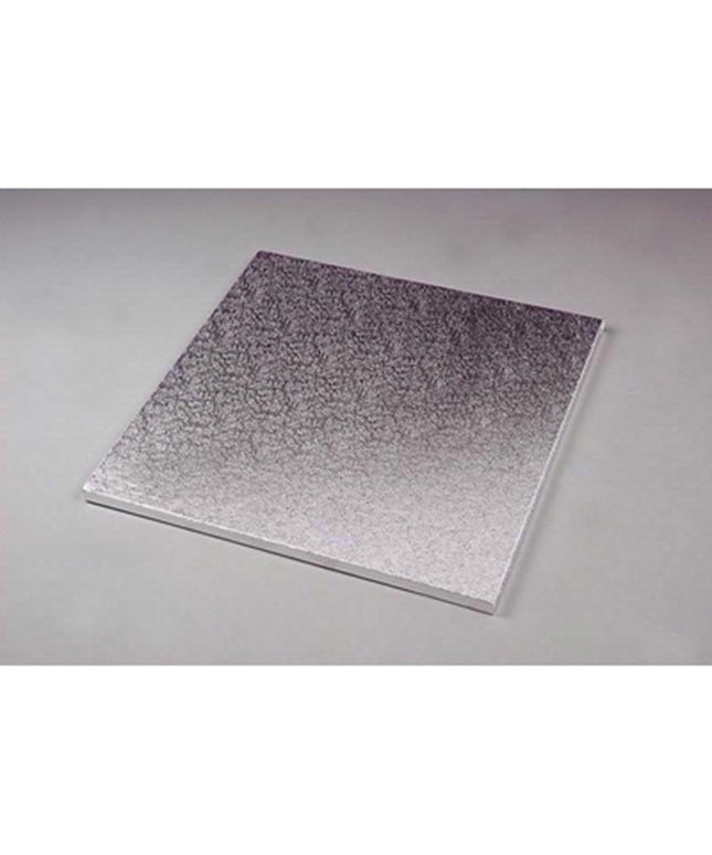 14 Inch Square Cake Drum Board Silver Thick Cake Base
