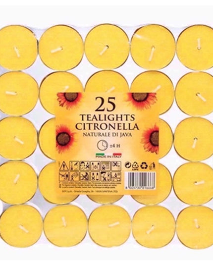 PRICES CITRONELLA TEALIGHT 25PC