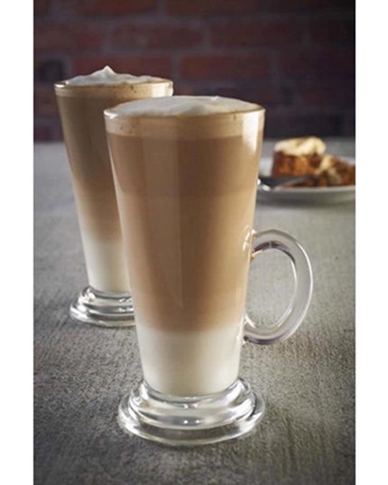 Ravenhead Latte Glasses Set of 2 – 26cl Clear Coffee Cups
