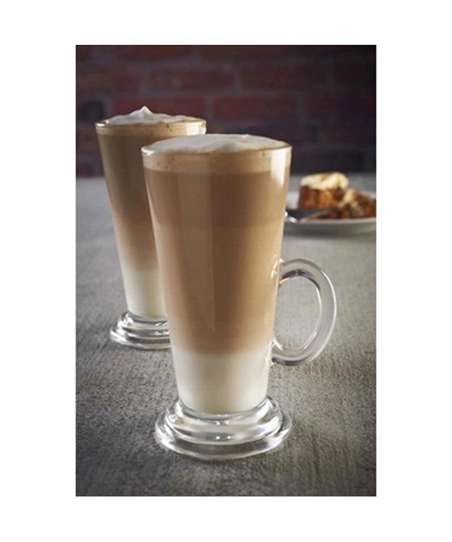 Ravenhead Latte Glasses Set of 2 – 26cl Clear Coffee Cups