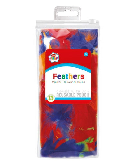 KIDS CREATE MIXED PACK OF FEATHERS
