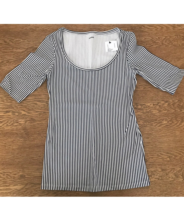 Tezenis Blue And White Striped Top BNWT - Size S