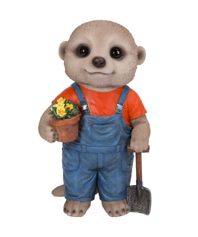 Vivid Arts Baby Meerkat Gardener