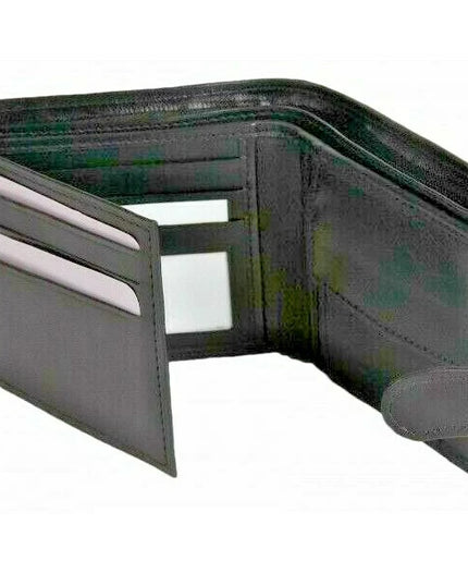 Gents Genuine Leather RFID Wallet with Credit Card, & Coin Flap By Lorenz 1159