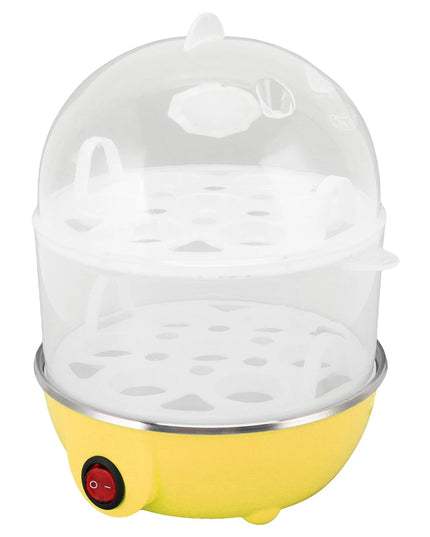 Electric Egg Cooker Steamer – 14 Egg Capacity with Double Tier Trays & Lid