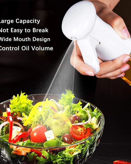 200ml Oil Spray Bottle – Refillable Kitchen Oil Mister for Cooking & Air Fryer