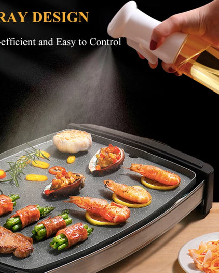 200ml Oil Spray Bottle – Refillable Kitchen Oil Mister for Cooking & Air Fryer