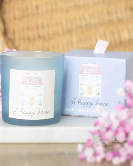 A Happy Home Fresh Linen Candle