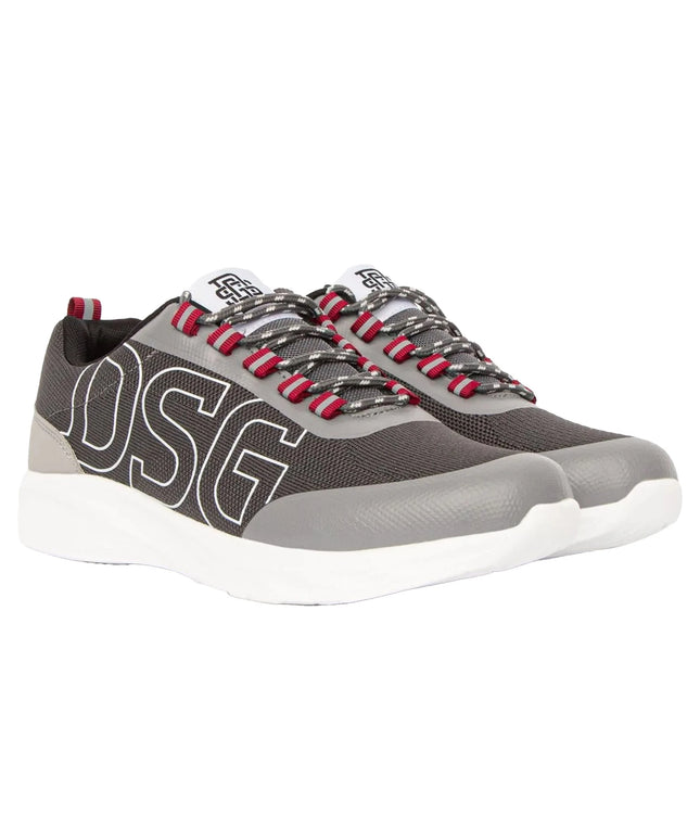 Duffer St. George Amis Men’s Trainers – Grey/Red