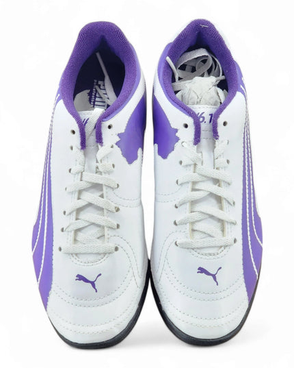 Puma Women’s Astro Turf Football Trainers – White/Purple