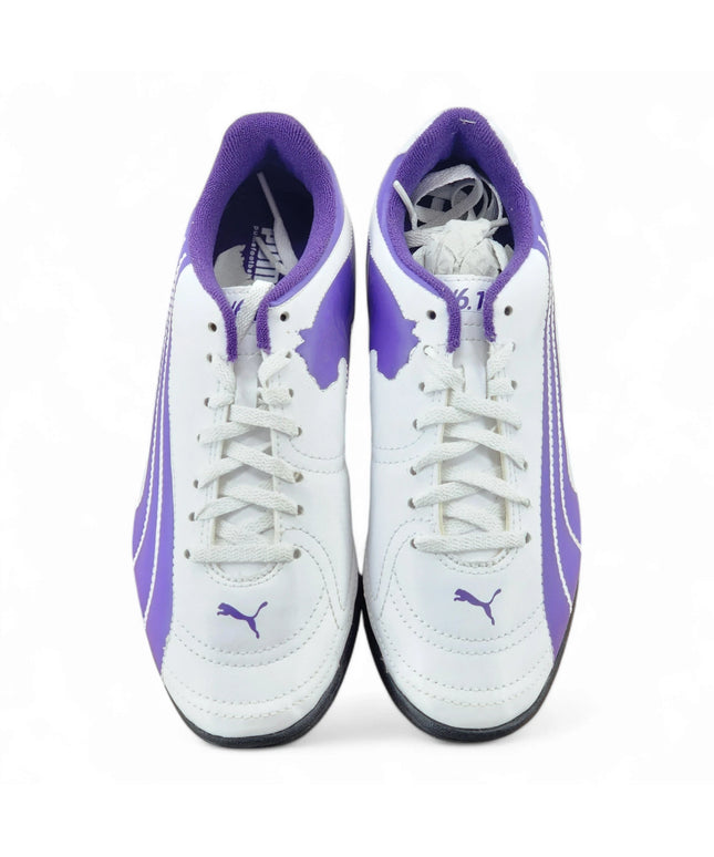 Puma Women’s Astro Turf Football Trainers – White/Purple