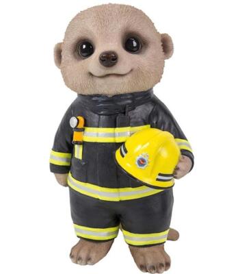 Vivid Arts Baby Meerkat Fireman