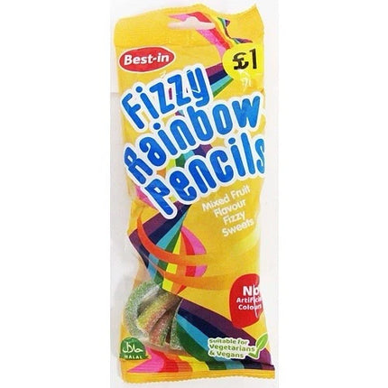 Fizzy Rainbow Pencils Mixed Fruits