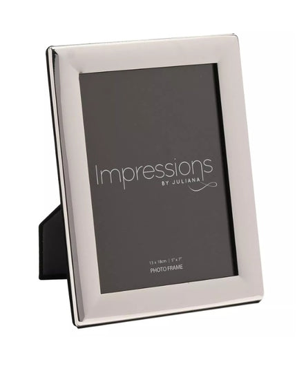 Silverplated Photo Frame Curved Edge - 5" x 7"