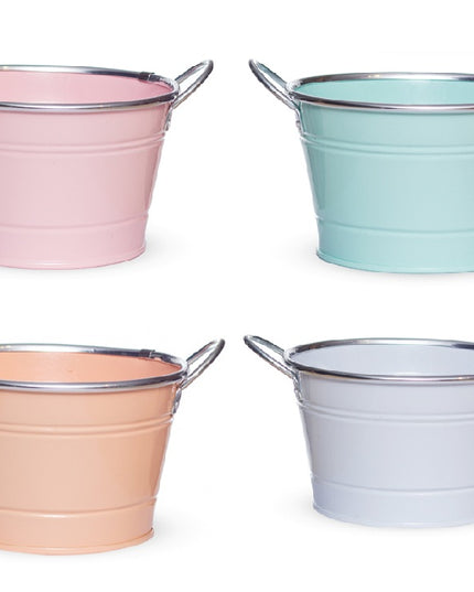Pastel Metal Party Tub with Handles – Drinks Cooler / Ice Bucket / Planter (4 Colours)
