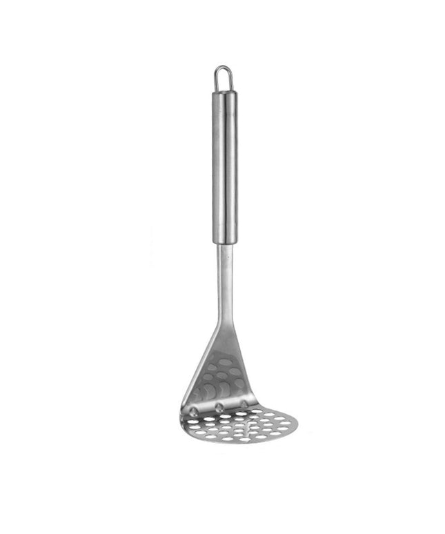 Stainless Steel Potato Masher – Heavy Duty Kitchen Masher with Long Handle