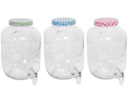GLASS DRINKS DISPENSER 5L
