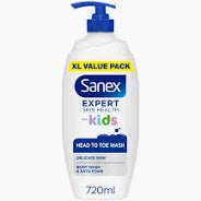 Sanex Expert Skin Health Head to Toe Kids’ Body Wash 720ml
