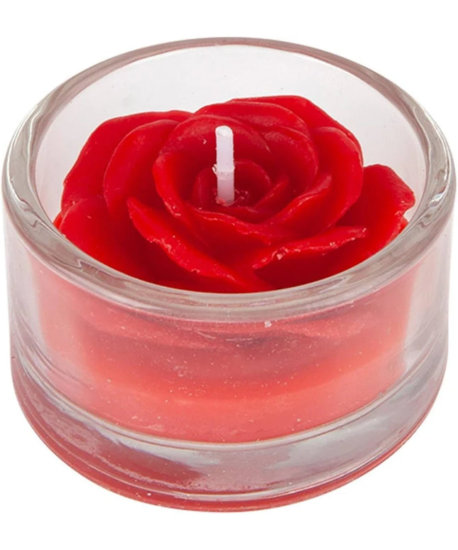 Scented Rose Candle in Glass