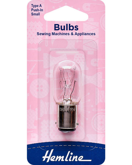 Sewing Machine Bulb: Bayonet: Small