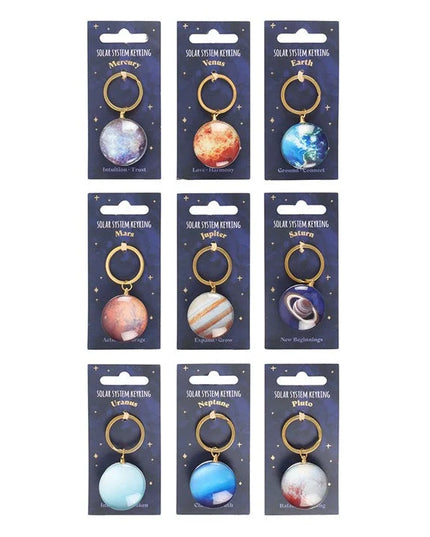 Solar System Keyrings