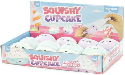 SQUISHY CUPCAKE SENSORY TOY ASSORTED