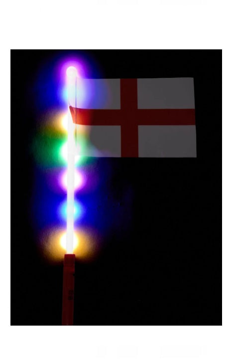 Light-Up England Waving Flag