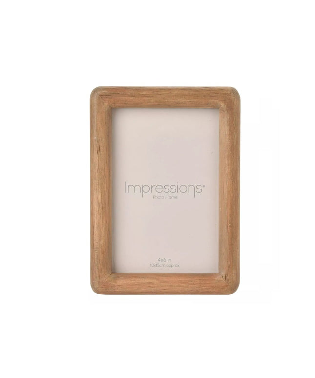 Impressions Oak Effect Photo Frame 4" x 6"