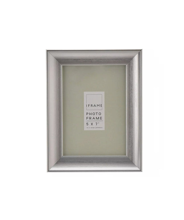 iFrame Traditional Brushed Silver 5" x 7"