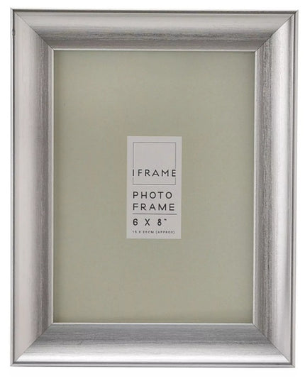 iFrame Traditional Brushed Silver 6" x 8"
