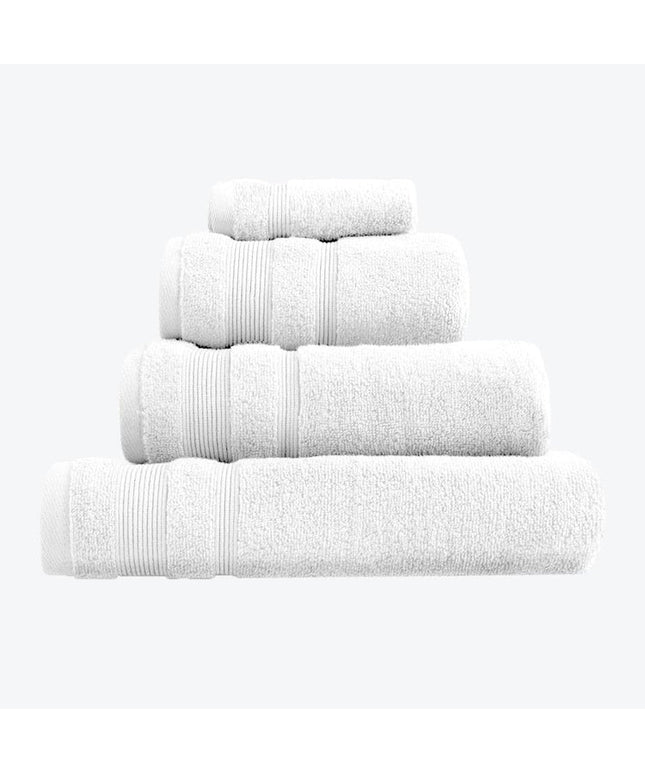 Luxury Zero Twist Egyptian Cotton Bath Towel White