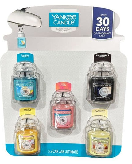 Yankee Candle Car Jar Ultimate Multipack Air Freshener 5 Pack